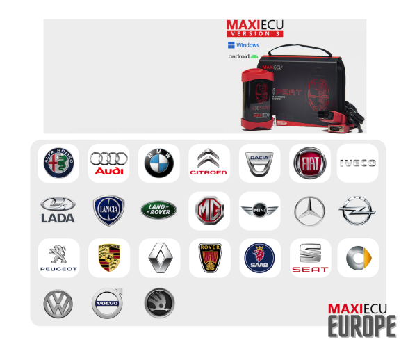 Maxiecu European  Vehicle Diagnostic System.